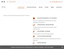 Tablet Screenshot of koczian.com